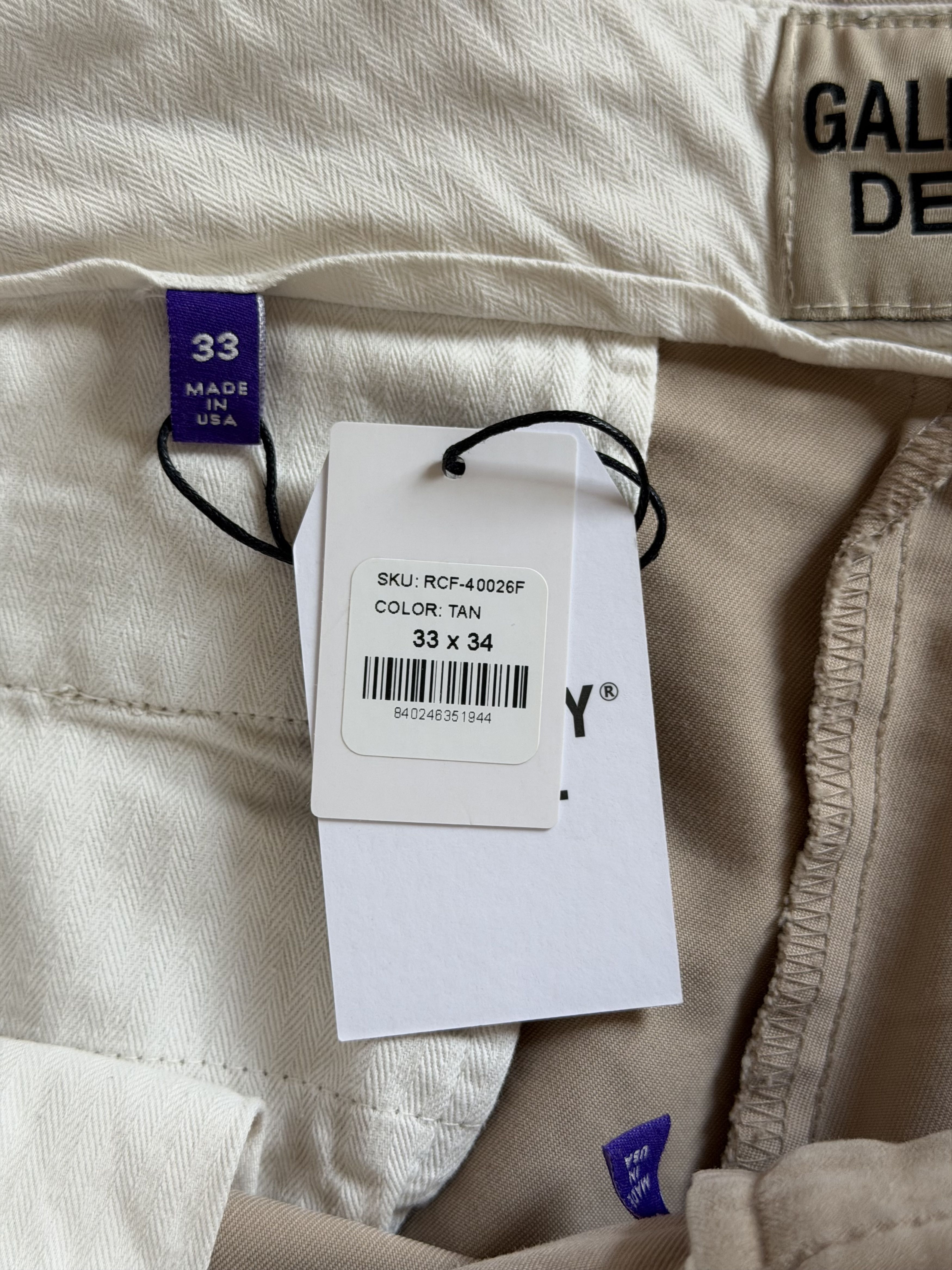 Gallery Dept. Gallery Dept Rico Chino Flare Pants in Tan Size US 33 - 11 Thumbnail