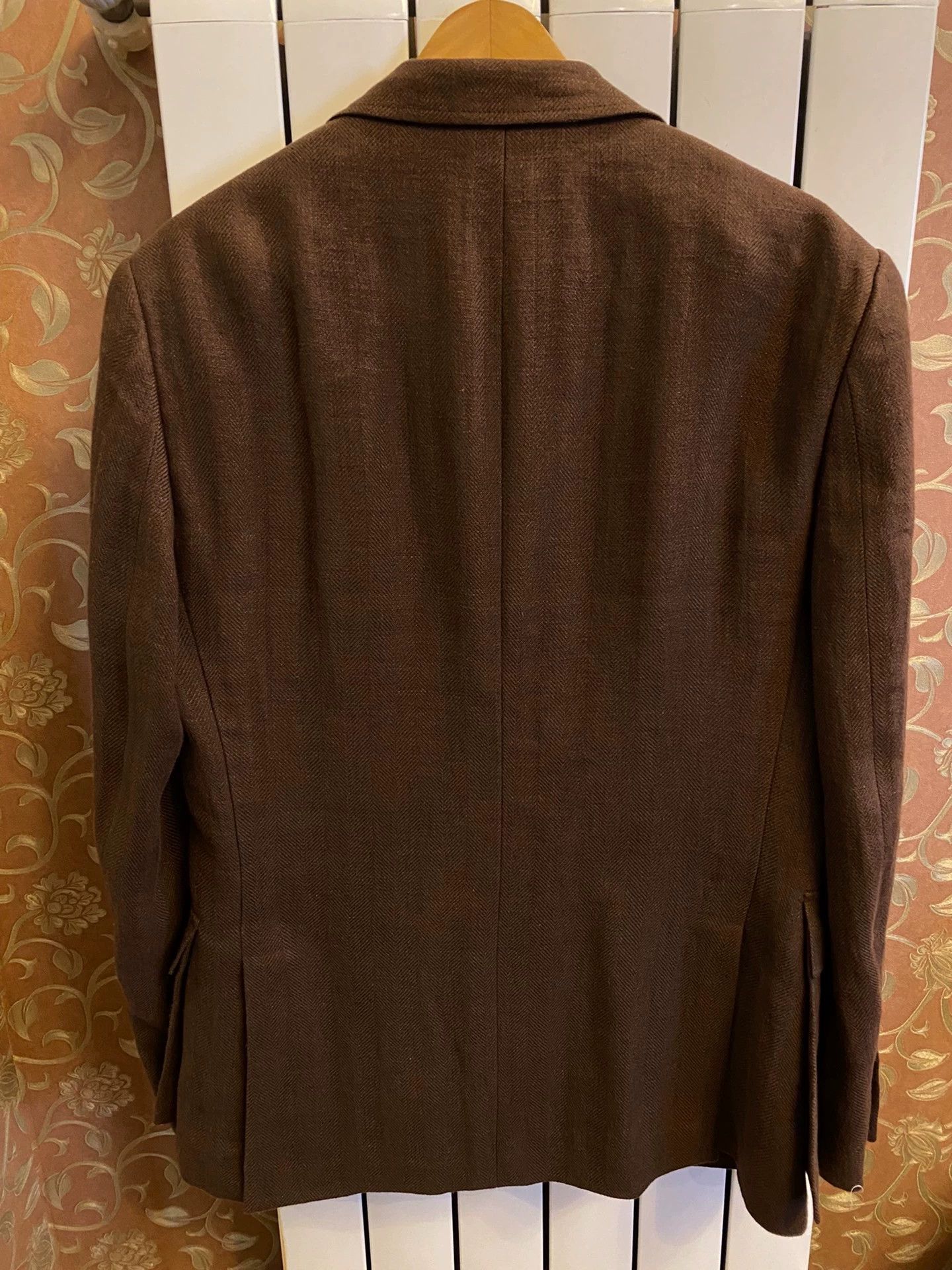 Polo Ralph Lauren Purple Label RL67 Italy Handmade Linen Blazer 40R Size 40R - 4 Thumbnail