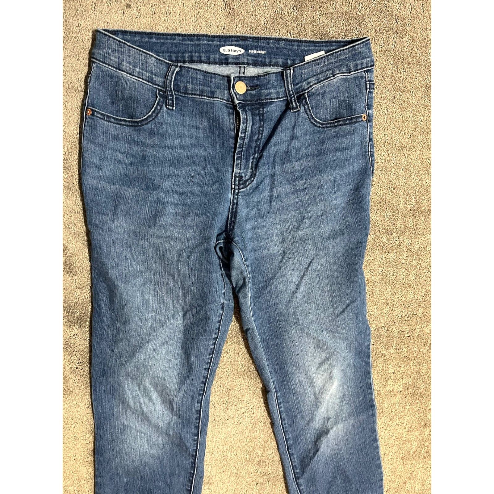 Old Navy Old Navy Jeans Mid Rise Women Regular Stretch Blue 6 Slim Skinny Denim Cotton Polyester Spandex Jeans Womens Size 28" / US 6 / IT 42 - 2 Thumbnail