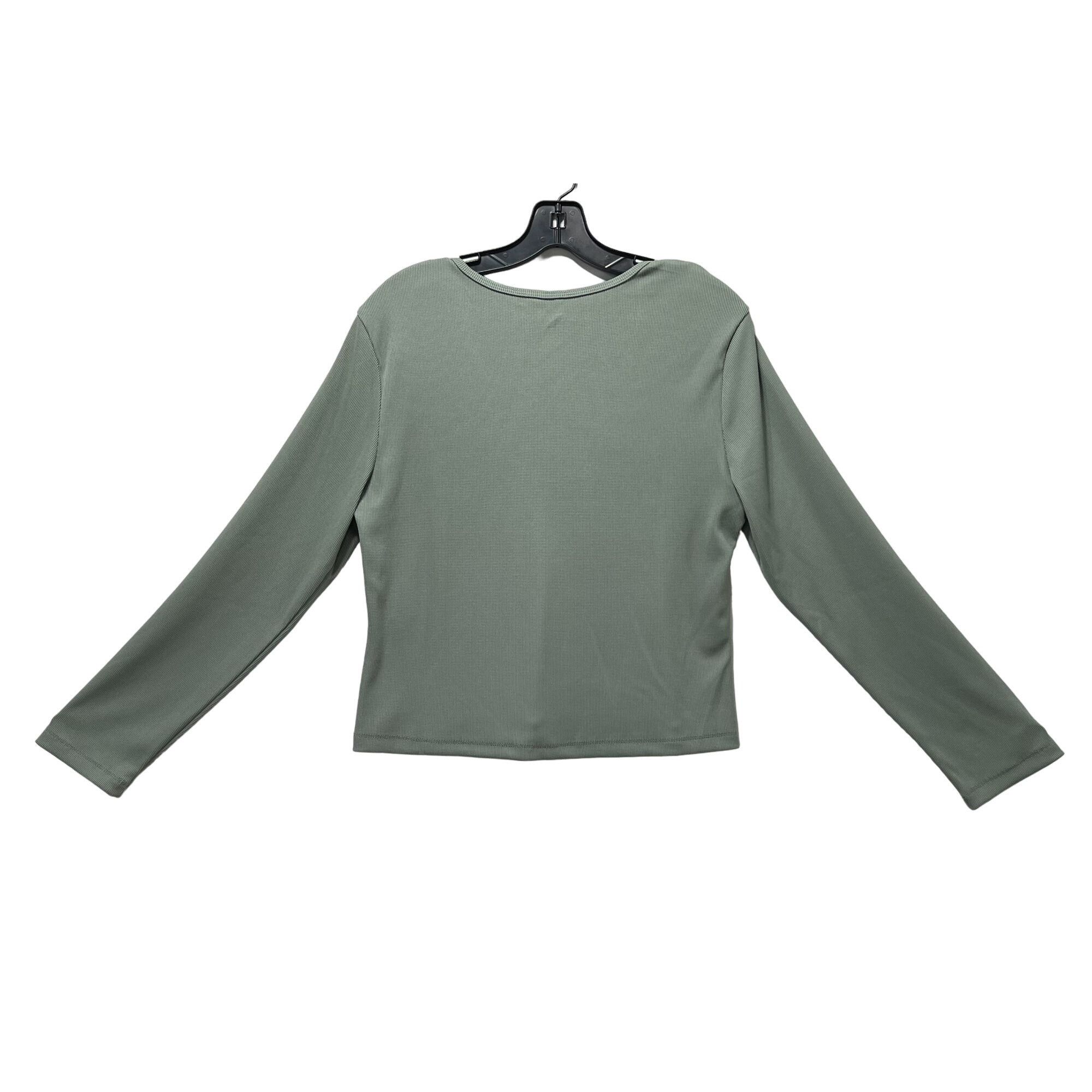 rue21 Rue + - Women's Long Sleeve Top - Olive Green - 2X Size XXL / US 16-18 / IT 52-54 - 2 Thumbnail