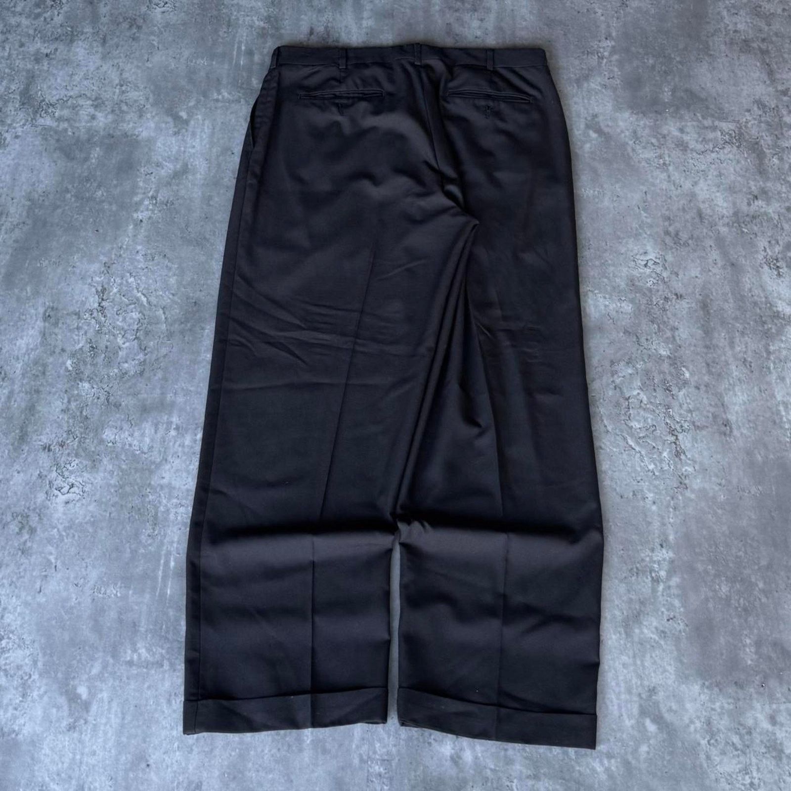 Playboi Carti × Vintage Vintage Y2K Baggy Black Grunge Opium Essential Dress Pants Size US 35 - 2 Thumbnail
