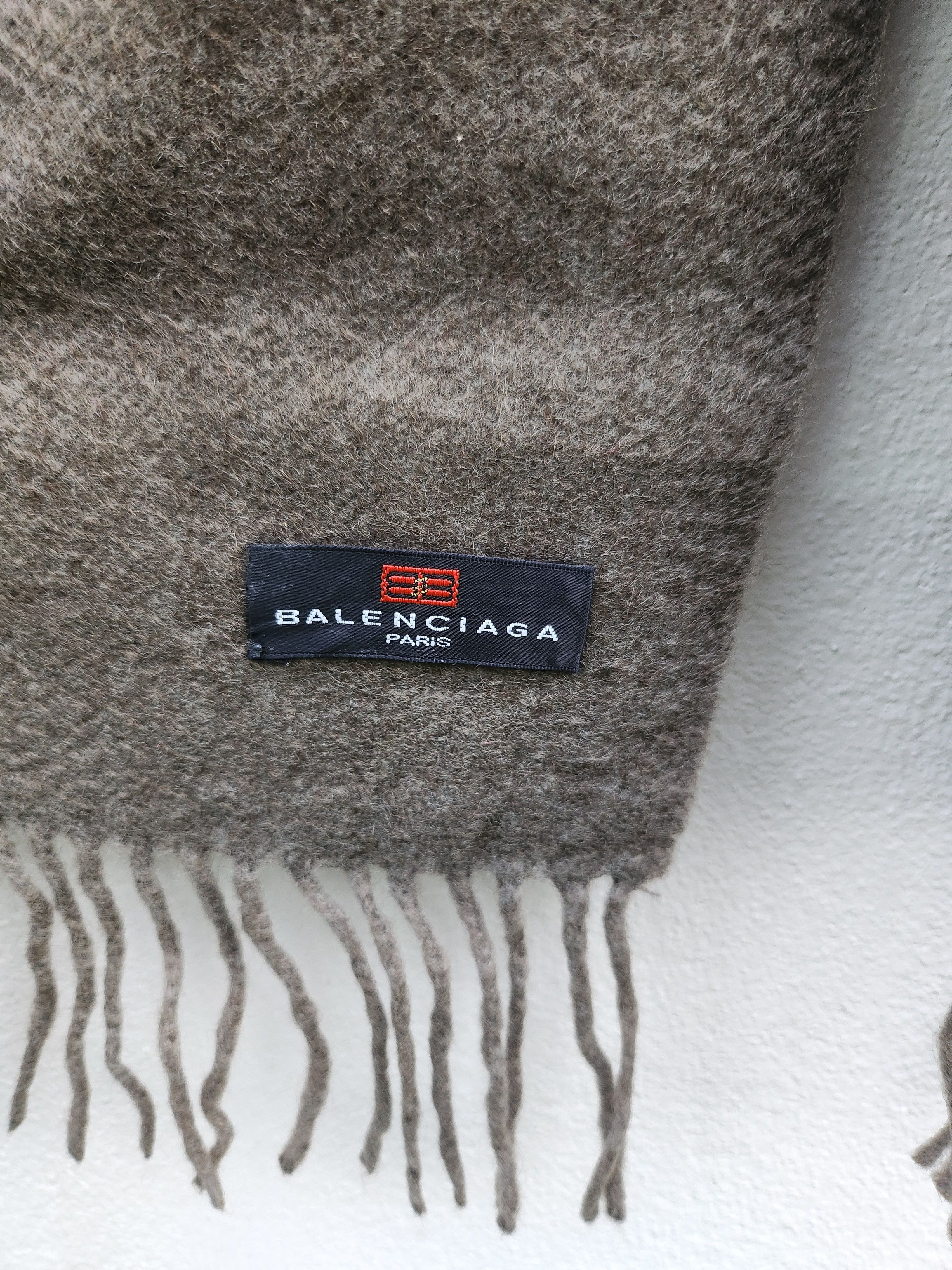 Balenciaga × Grailed 💥Vtg Balenciaga Neck Wrap Muffler Scarves Size ONE SIZE - 3 Thumbnail