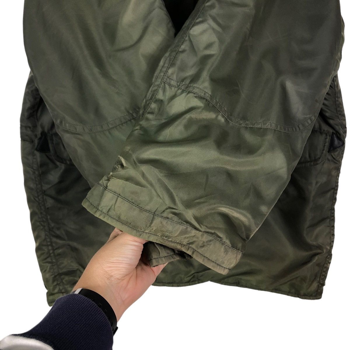 Avirex 🔥90’s Vintage Heavy Jacket Avirex USA Mink Fur Hoodie Size US L / EU 52-54 / 3 - 13 Thumbnail