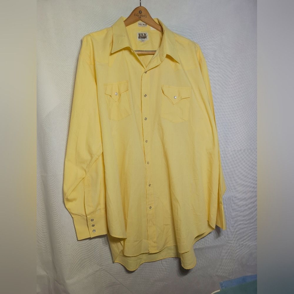 Vintage Vintage Ely Cattleman Sz 20 X 37 Tall Man Western Yellow Bu Size US XXL / EU 58 / 5 - 3 Thumbnail