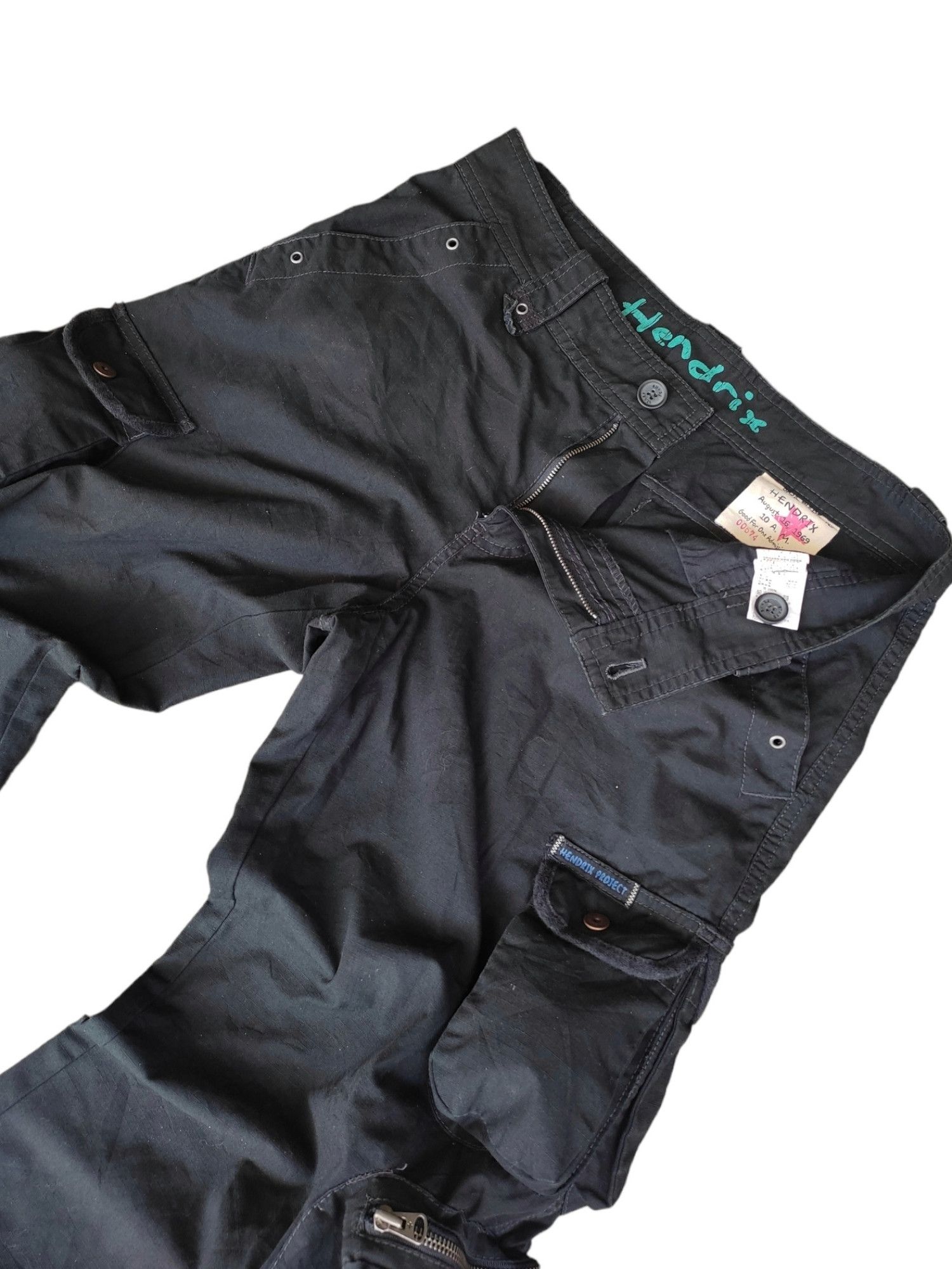 Japanese Brand 🎸Hendrix Project Archival 3d flared cargos🎸 Size US 36 / EU 52 - 4 Thumbnail