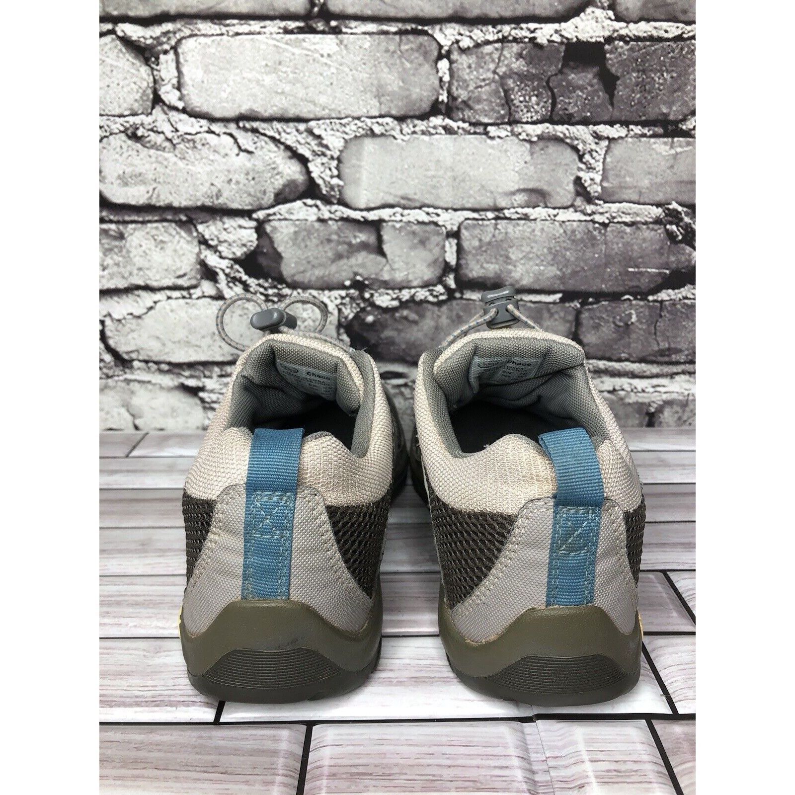 Chaco Chaco Suntrail Mist Gray Mesh Blue Casual Trail Hiking Shoes Size US 7.5 / IT 37.5 - 4 Thumbnail