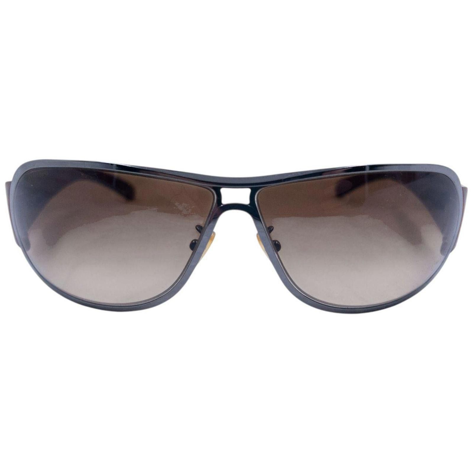 Prada Vintage 2000s Prada Tortoise Shell Flower Sunglasses Size ONE SIZE - 2 Thumbnail