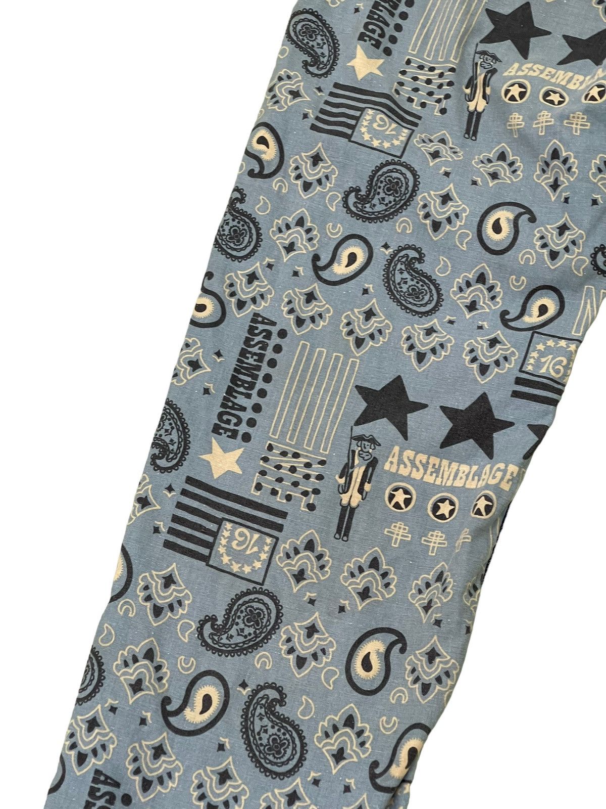 Issey Miyake Paisley Bandana Ne Net Hybrid Jeans Baggy Tapered 6🟦9 Size US 32 / EU 48 - 5 Thumbnail