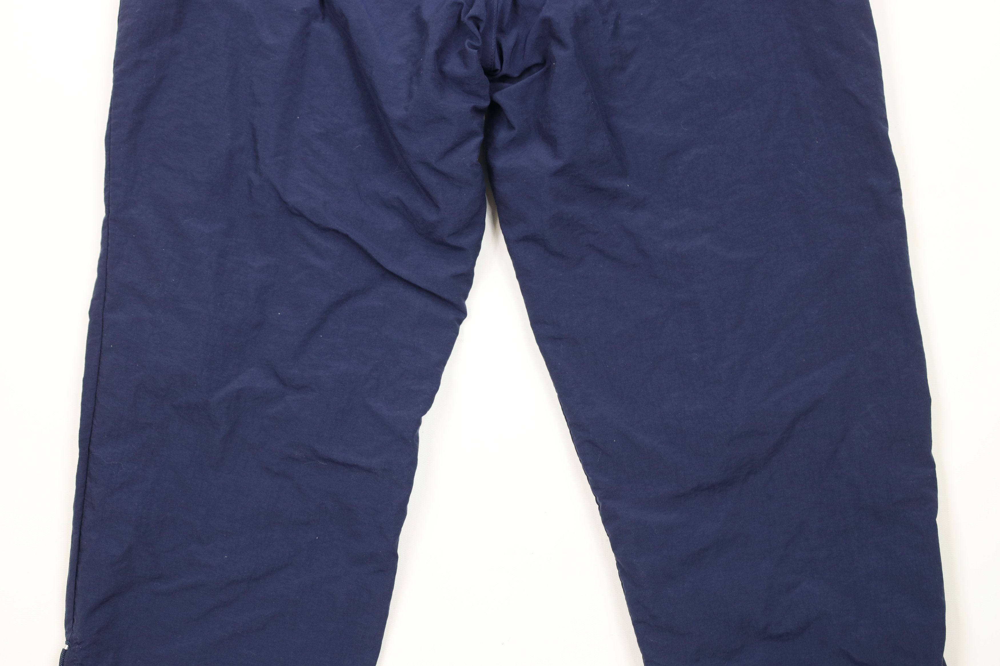 Asics × Vintage Vintage 90s Asics Spell Out Lined Windbreaker Pants Blue Size US 34 / EU 50 - 13 Thumbnail