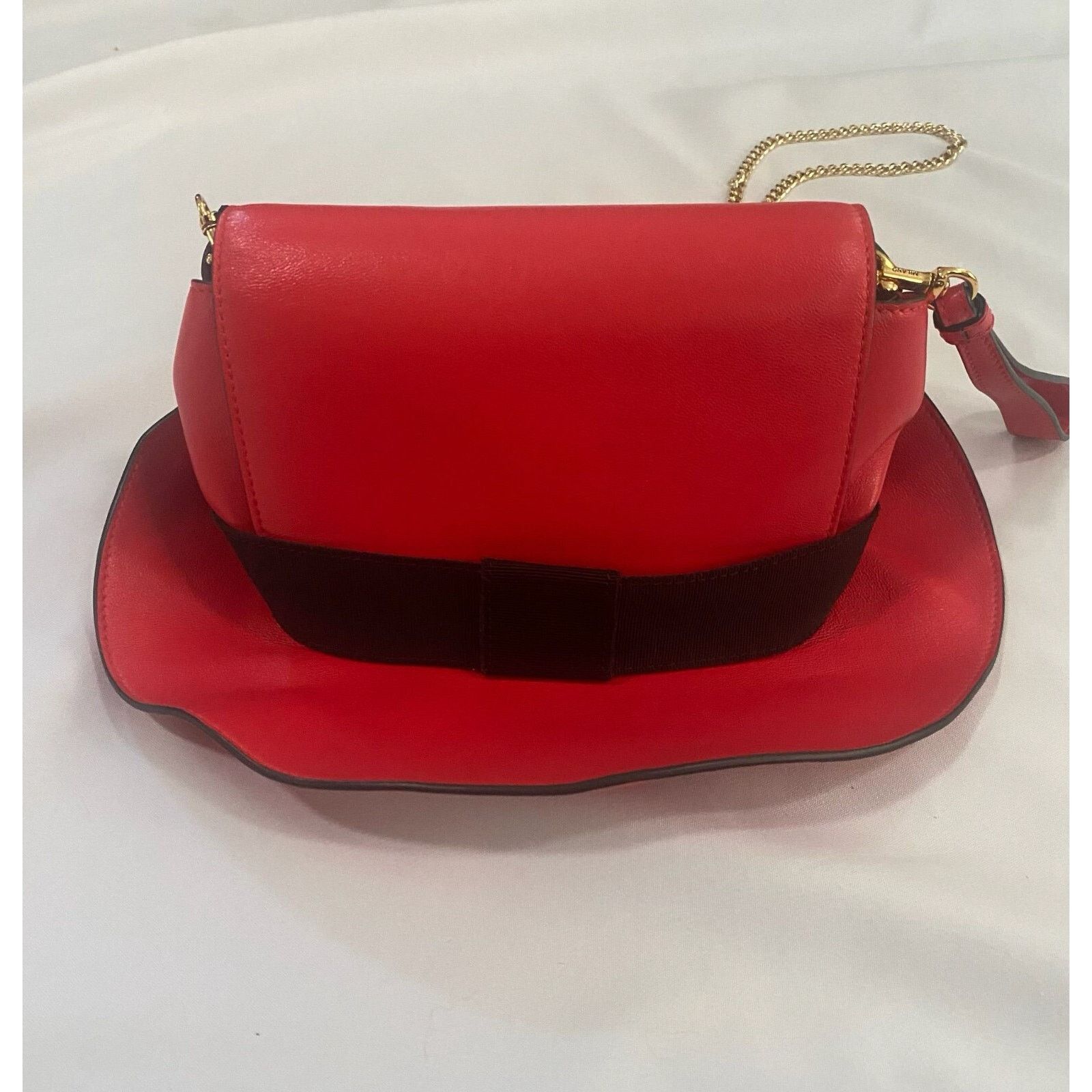 Moschino SS22 MOSCHINO Couture Jeremy Scott Hat Shaped Wristlet Bag Size ONE SIZE - 7 Thumbnail