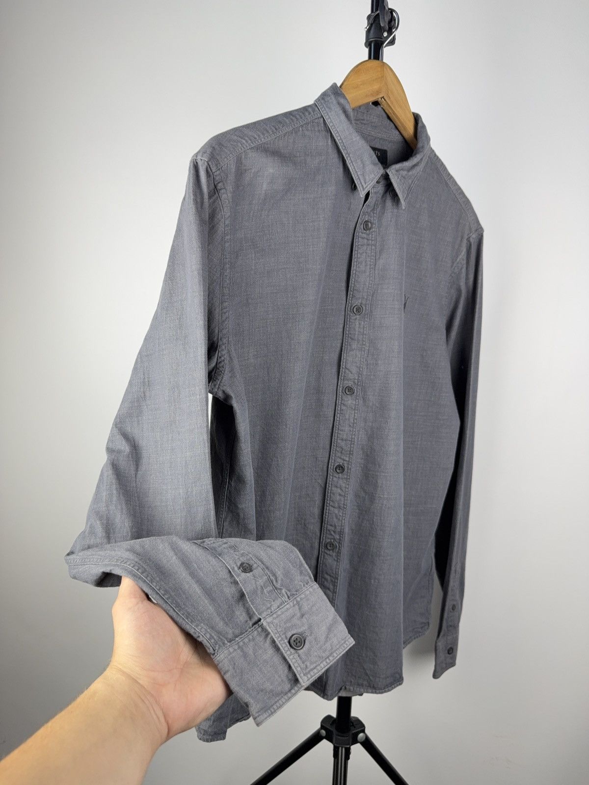 Allsaints Vintage Allsaints Shirt Button Ups Long Sleeve Mens Size L Size US L / EU 52-54 / 3 - 4 Thumbnail