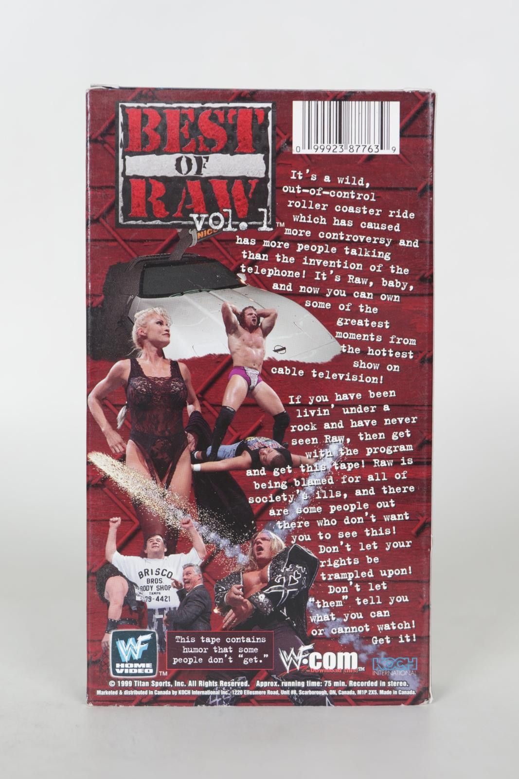 WWF 99' WWF Best of RAW Vol.1 VHS Tape Size ONE SIZE - 4 Thumbnail