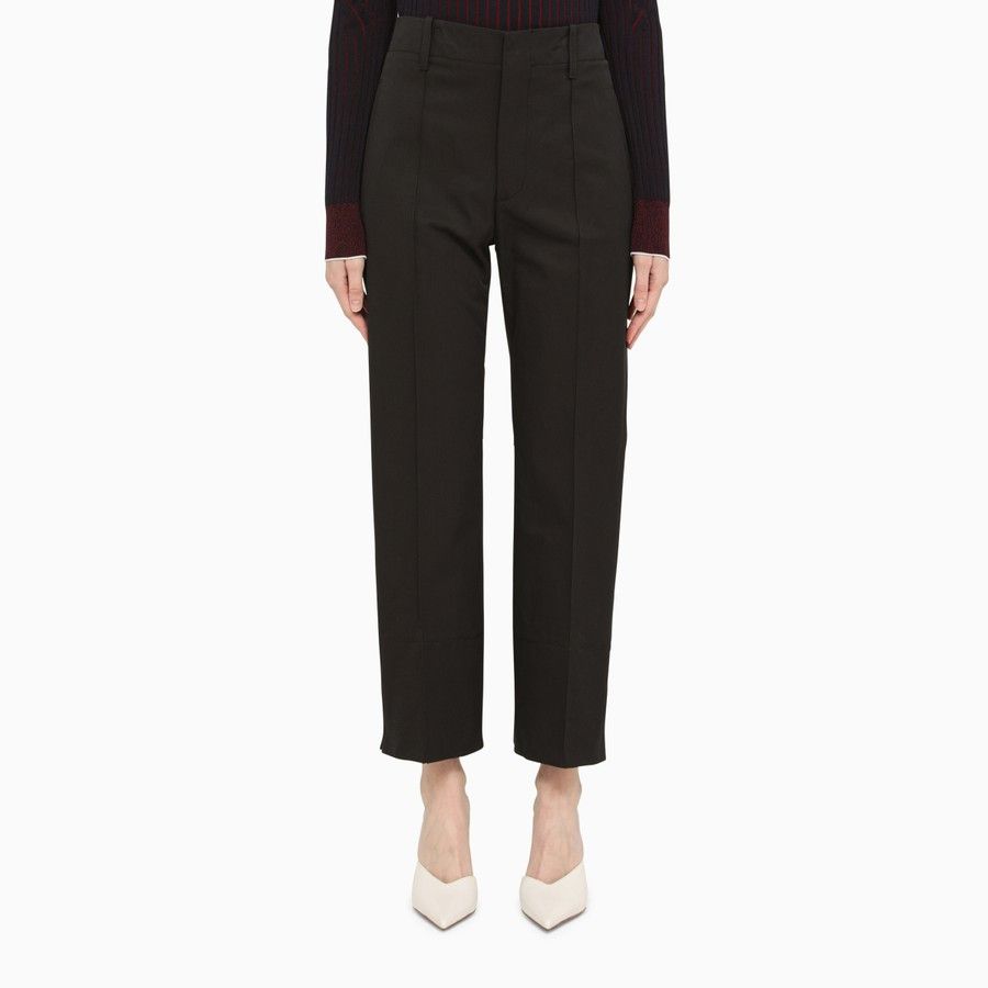 Image of Bottega Veneta O1D2Blof01223 Trousers In Blue, Women's (Size 40)