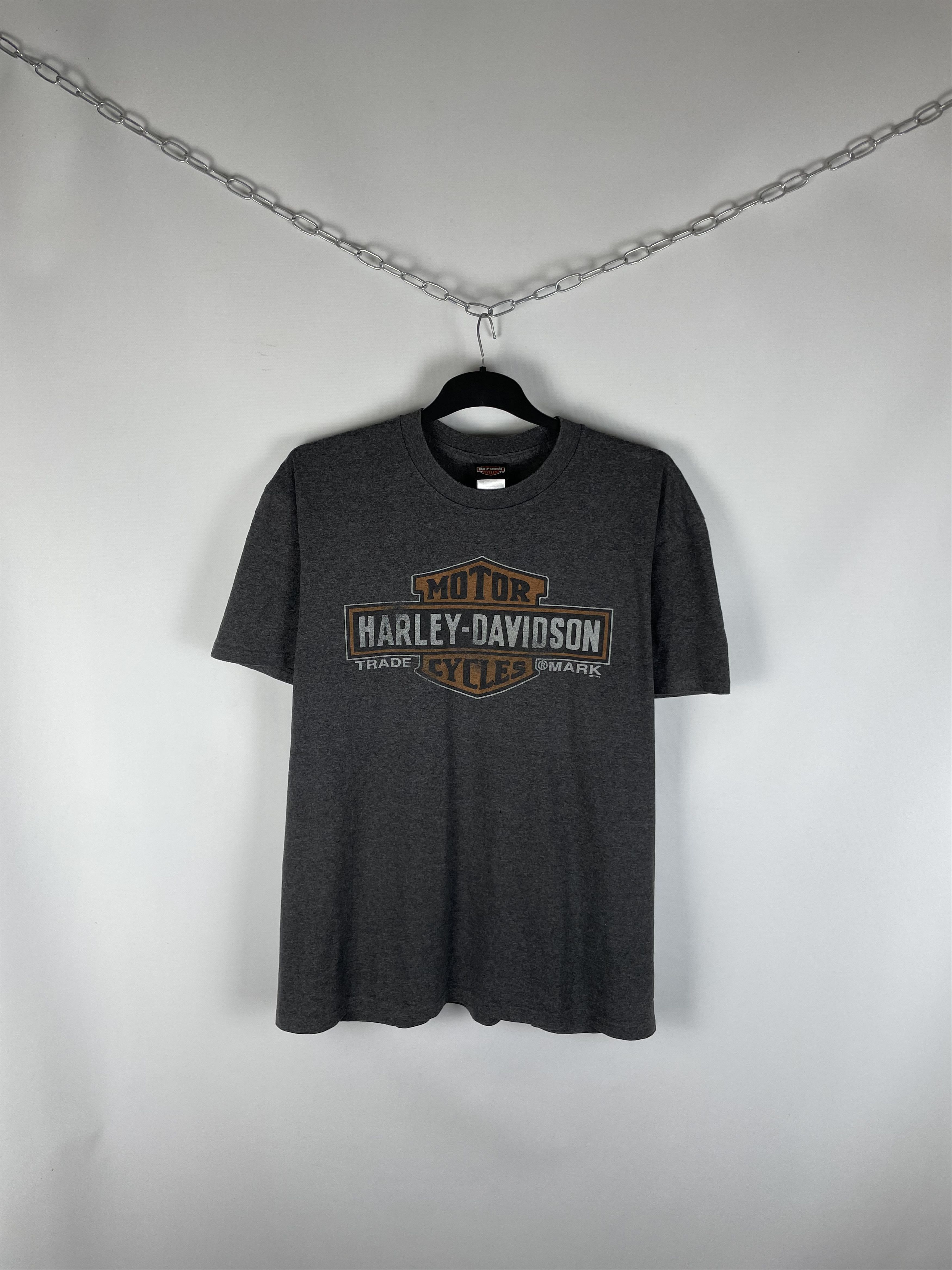 Harley Davidson Vintage HARLEY DAVIDSON Tee Graphic T-Shirt Size US XL / EU 56 / 4 - 1 Thumbnail