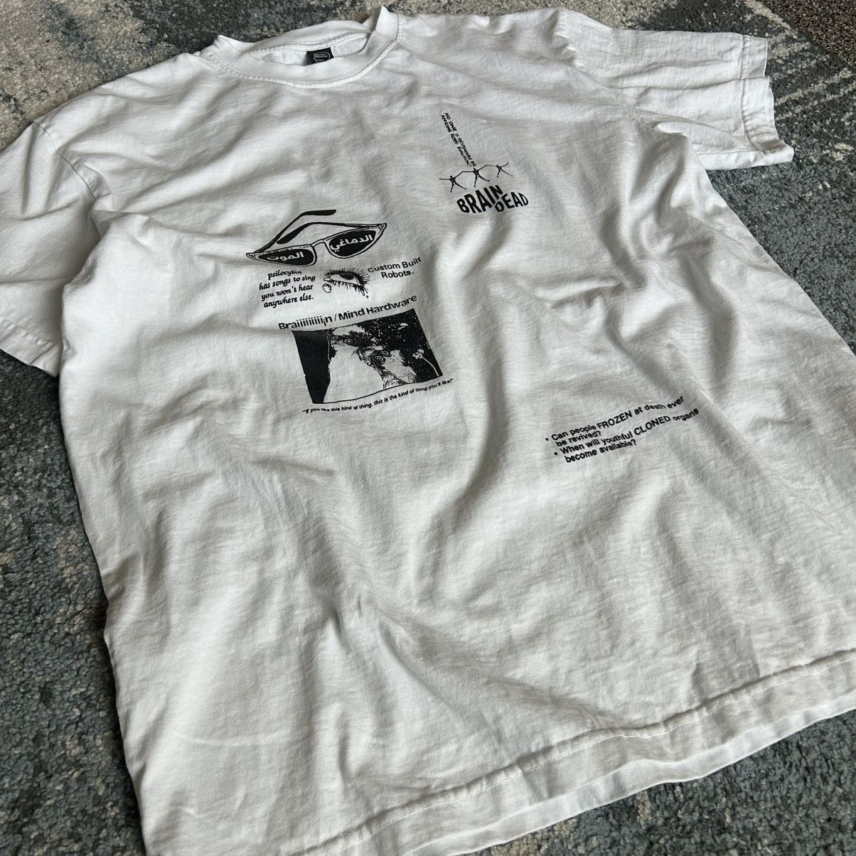 Brain Dead 2020 ARABiC BRAiN DEATH TEE DYSTOPiAN CYBERPUNK RAVE COLLAGE Size US XL / EU 56 / 4 - 11 Thumbnail