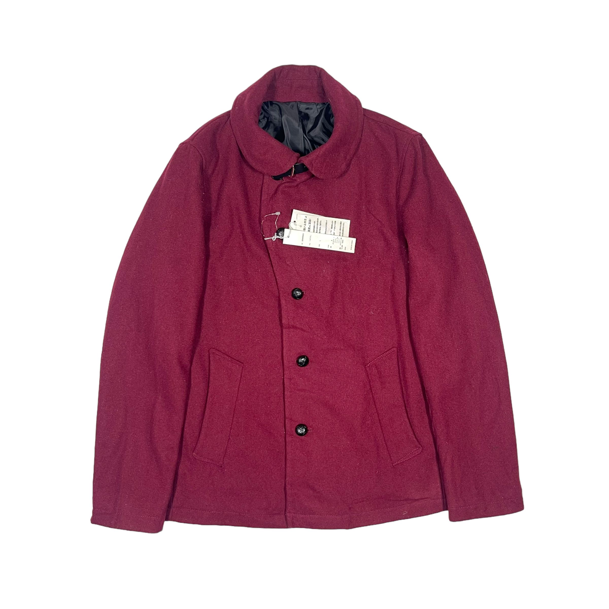 In The Attic × semanticdesign Semantic Design Wool Maroon Minimalist Jacket Size US L / EU 52-54 / 3 - 1 Thumbnail