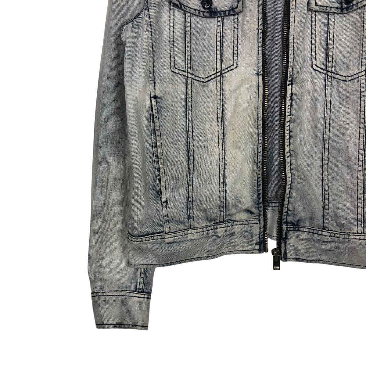 Diesel 🔥VINTAGE DENIM BIKER JACKET DIESEL ACID WASH DESIGN Size US M / EU 48-50 / 2 - 6 Thumbnail