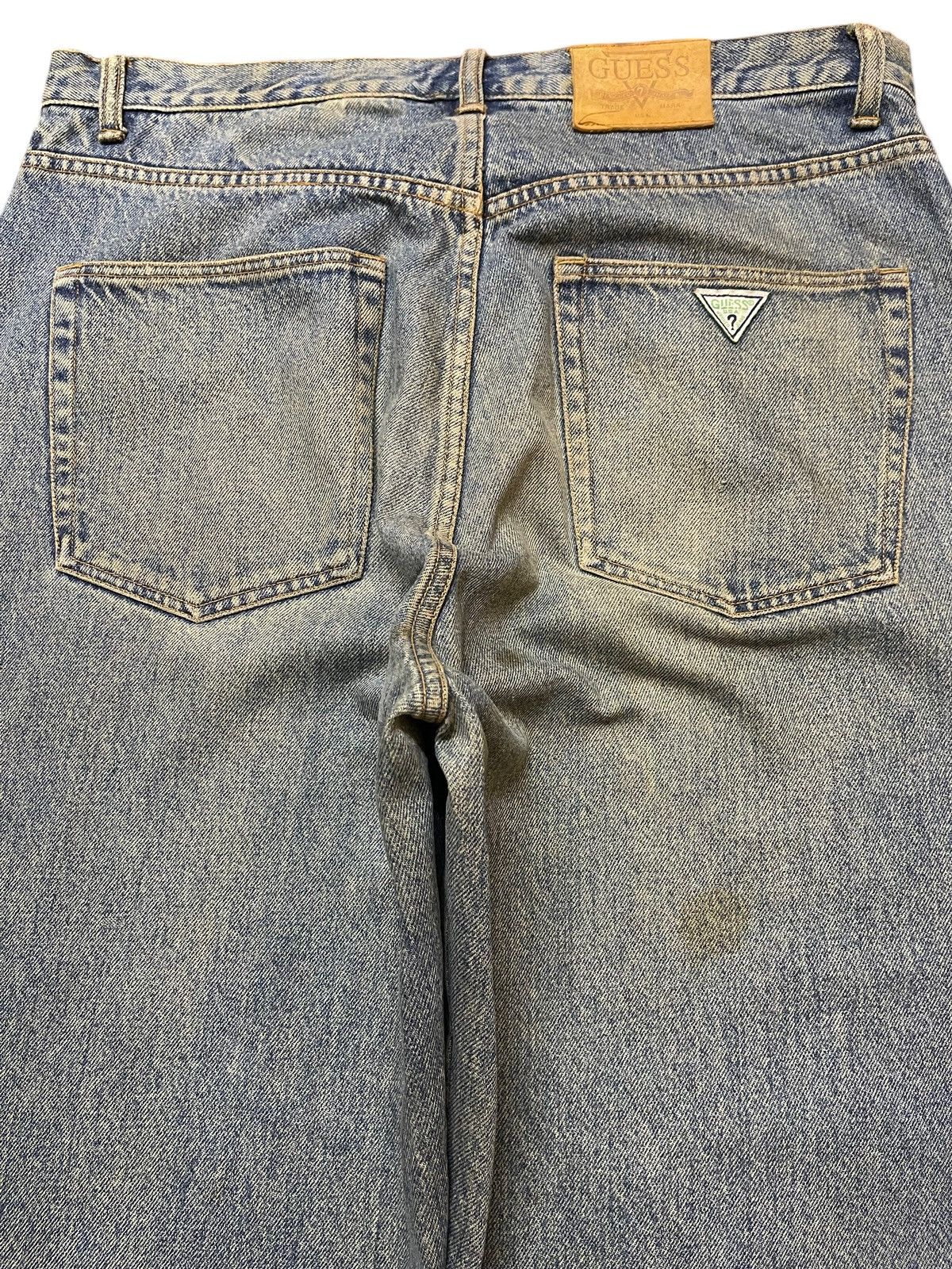 Guess Vintage Usa Guess By Georges Marciano Mud Wash Baggy Jeans Size US 36 / EU 52 - 4 Thumbnail