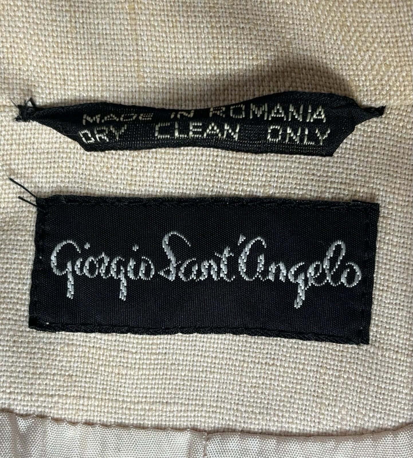 Other VTG Giorgio Sant Angelo Blazer Jacket Women's Size 10 Linen Size L / US 10 / IT 46 - 2 Thumbnail