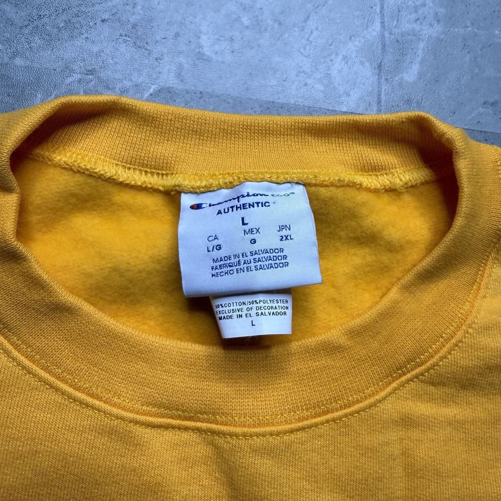 Champion Yams Day RIP Memory Champion Crewneck Yellow Size Large Size US L / EU 52-54 / 3 - 5 Thumbnail