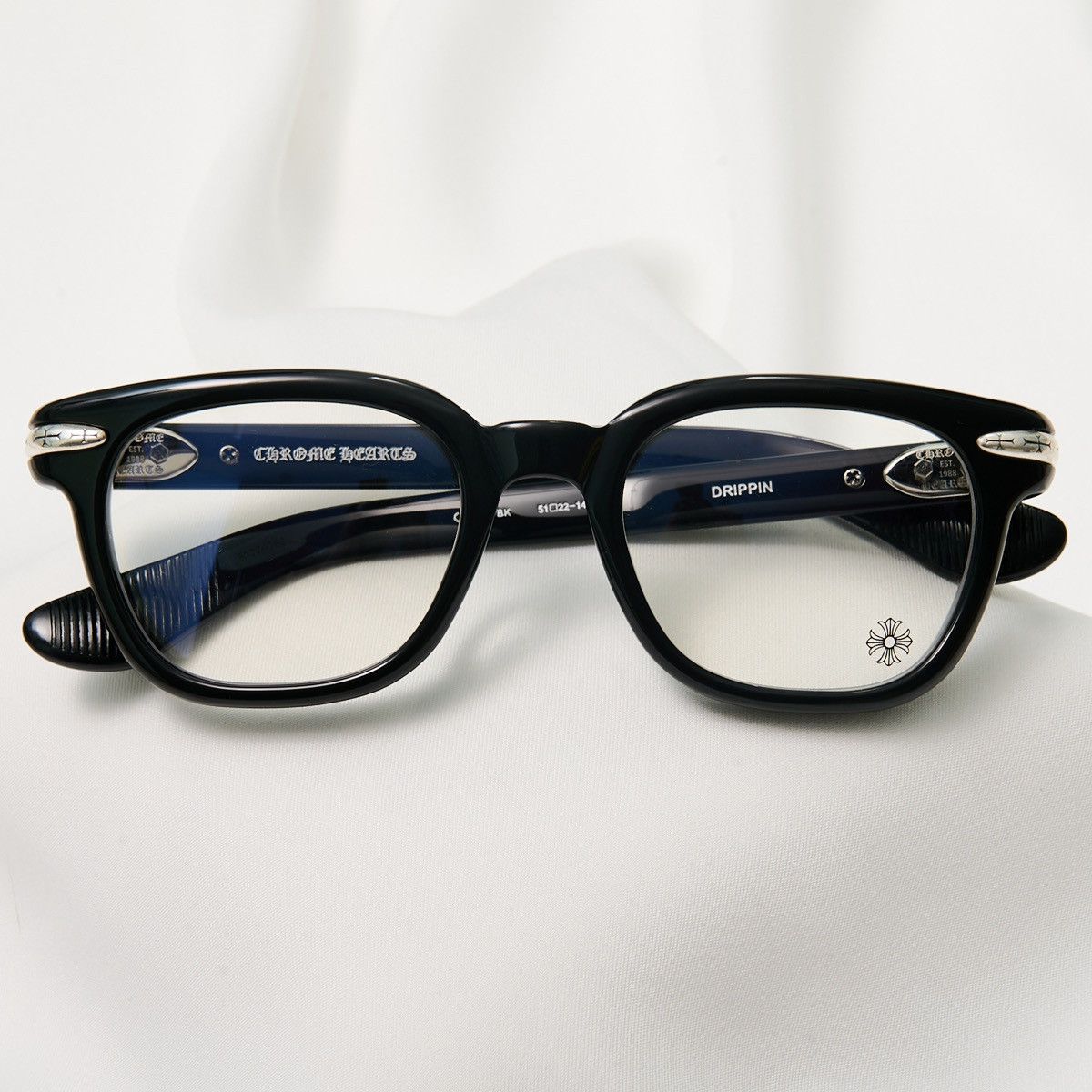 Chrome Hearts CHROME HEARTS DRIPPIN BLACK GLASSES Size ONE SIZE - 6 Thumbnail