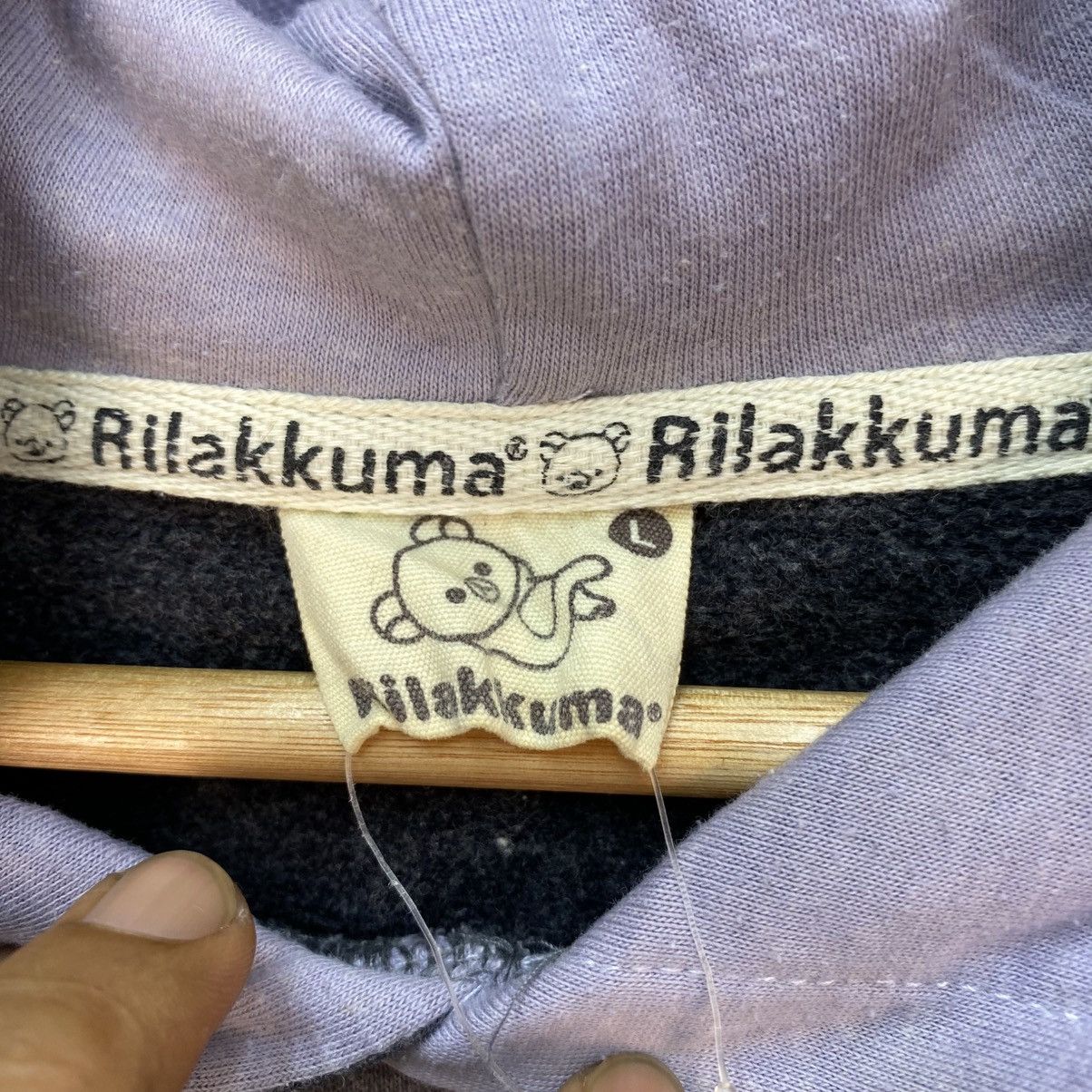 Japanese Brand 🫶Vintage Rilakkuma Hoodie air line graphic Sweatshirt Size US M / EU 48-50 / 2 - 8 Thumbnail