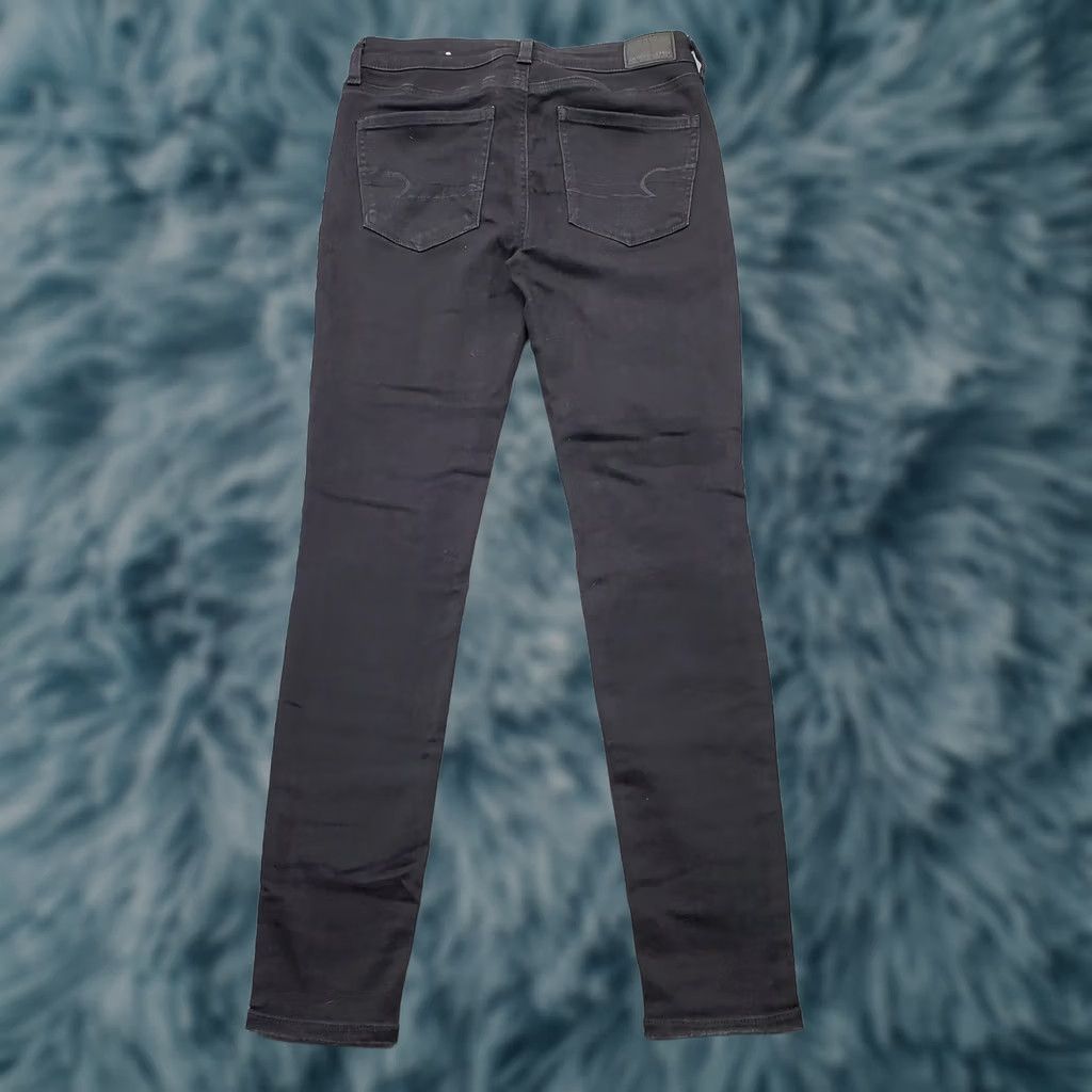 American Eagle Outfitters American Eagle Outfitters Jeans Womens 4 Black Denim Skinny Stretch Next Level Size 27" / US 4 / IT 40 - 1 Thumbnail