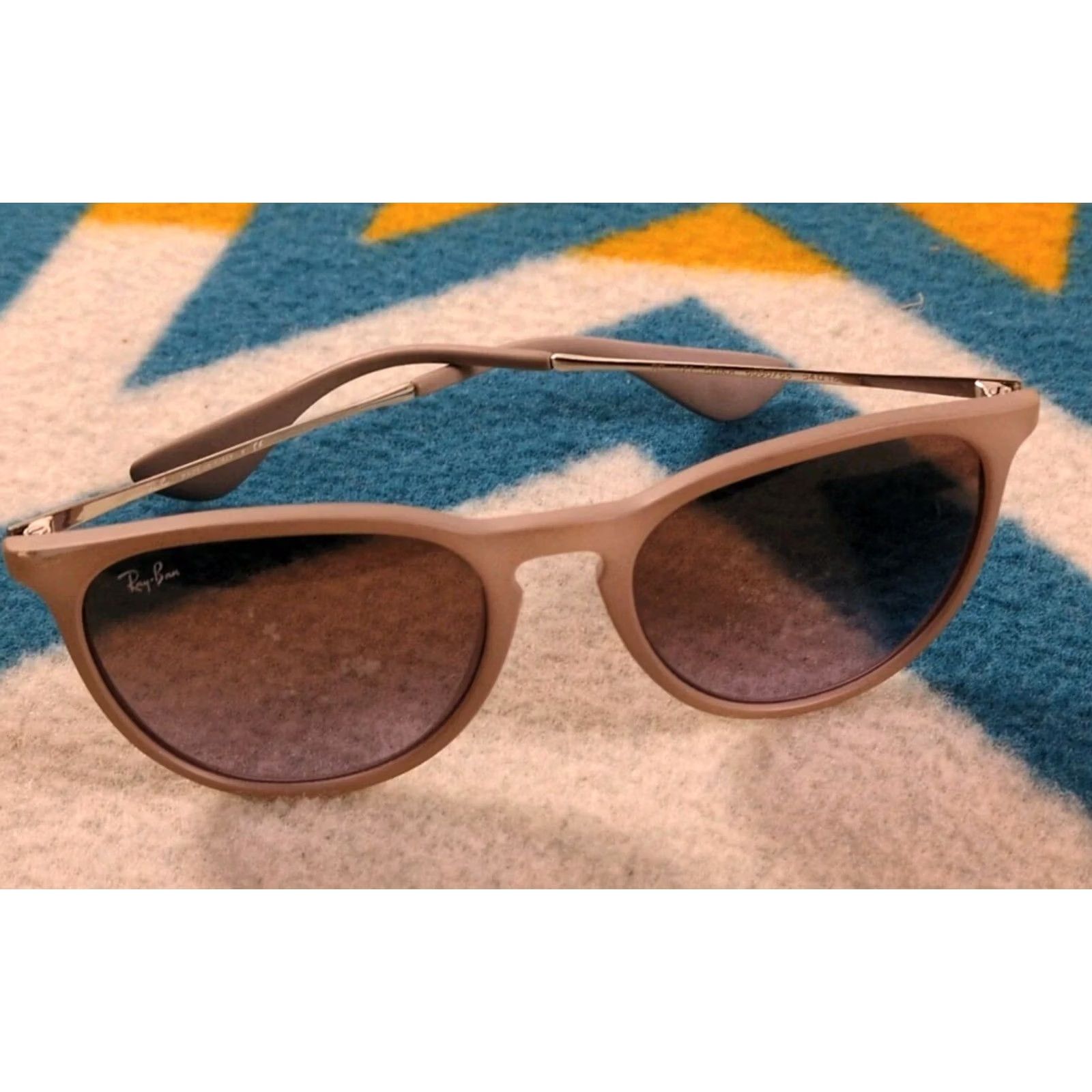 Vintage Ray-Ban Erika Sunglasses Pink Purple Lavender Frames Only Size ONE SIZE - 2 Thumbnail