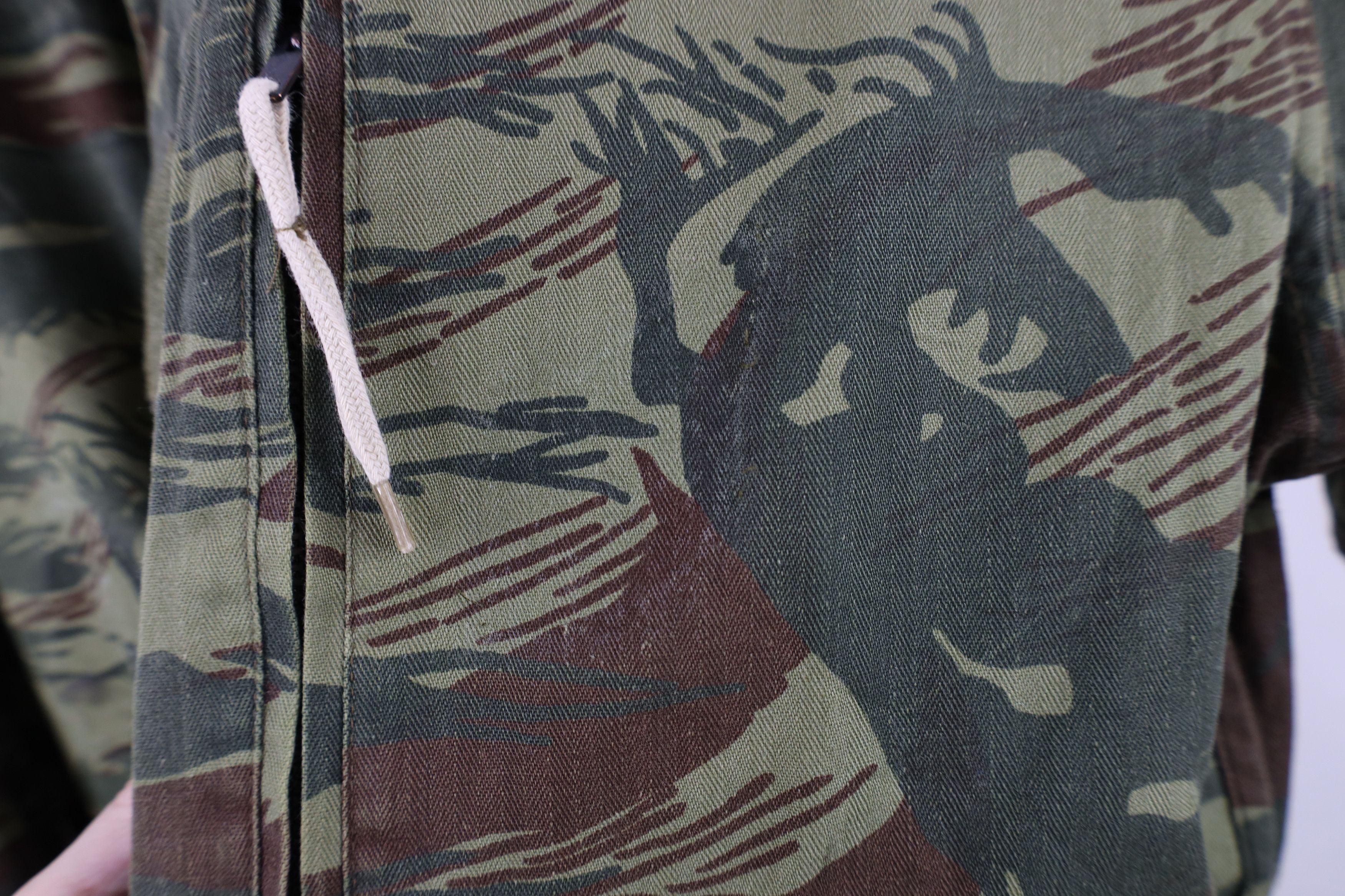 Vintage Vintage 80s 90s French Military Twill Camouflage Jacket Size US L / EU 52-54 / 3 - 4 Thumbnail