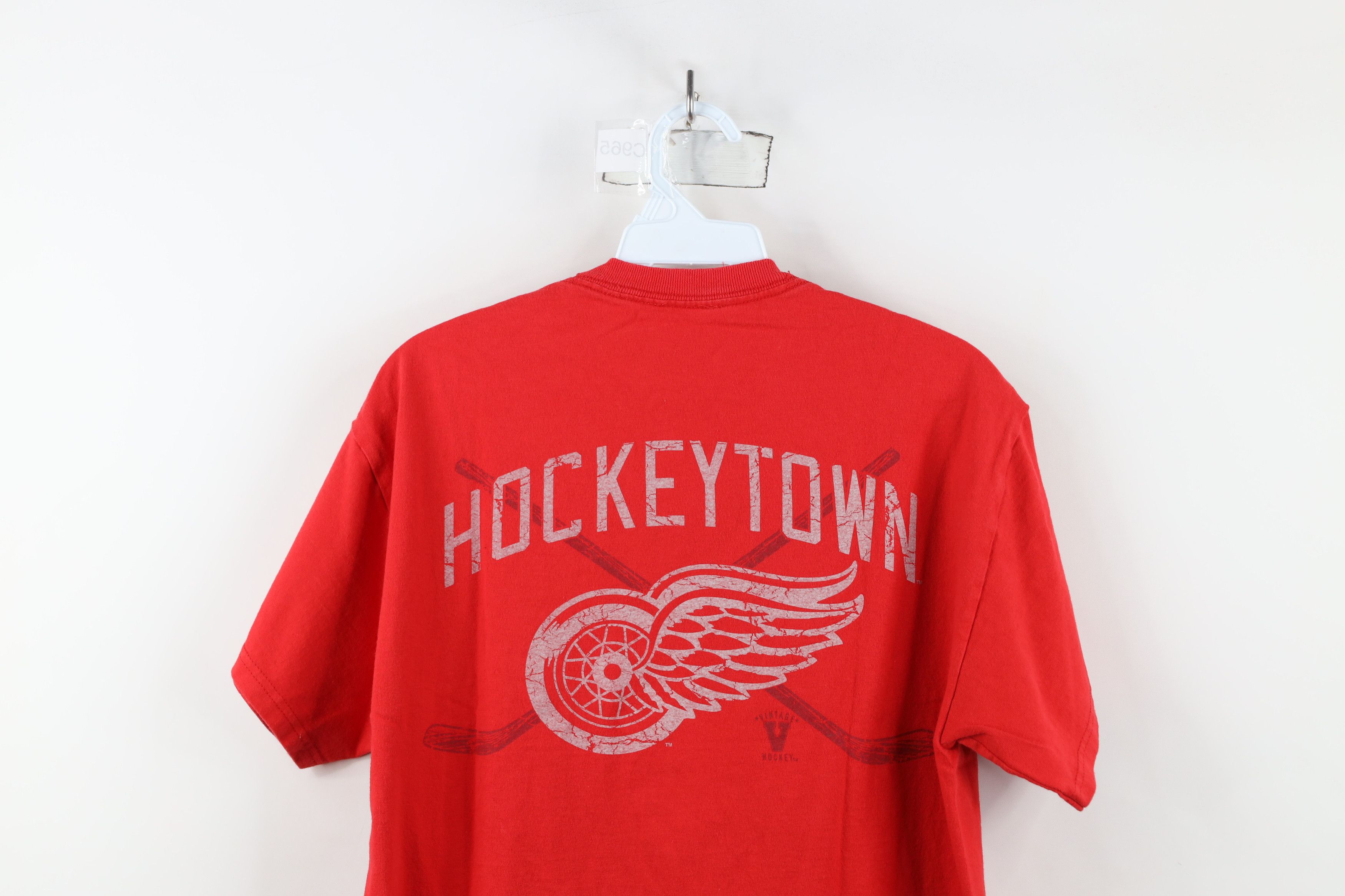 Vintage Vintage D Detroit Red Wings Hockey Short Sleeve T-Shirt Size US M / EU 48-50 / 2 - 13 Thumbnail