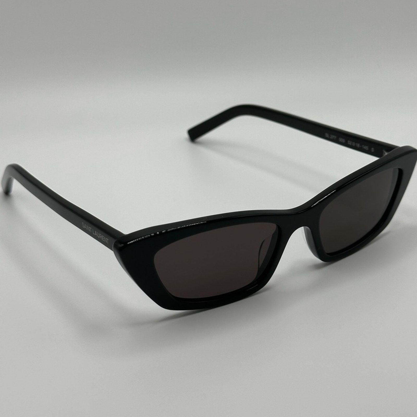 Saint Laurent Paris NEW YSL Saint Laurent Sunglasses SL 277 009 Black Unisex Size ONE SIZE - 8 Thumbnail