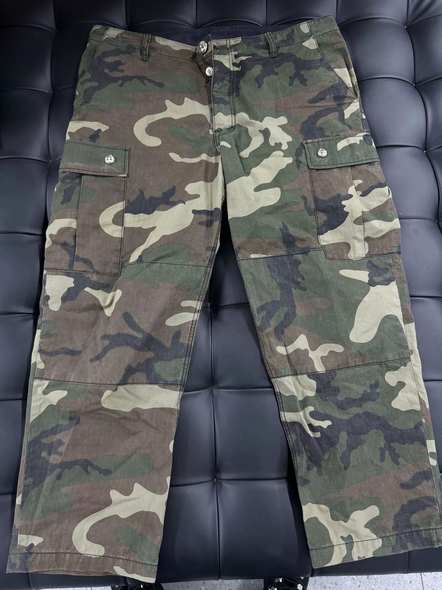 Chrome Hearts Chrome Hearts Camouflage Cargo Pants Size US 38 / EU 54 - 1 Thumbnail