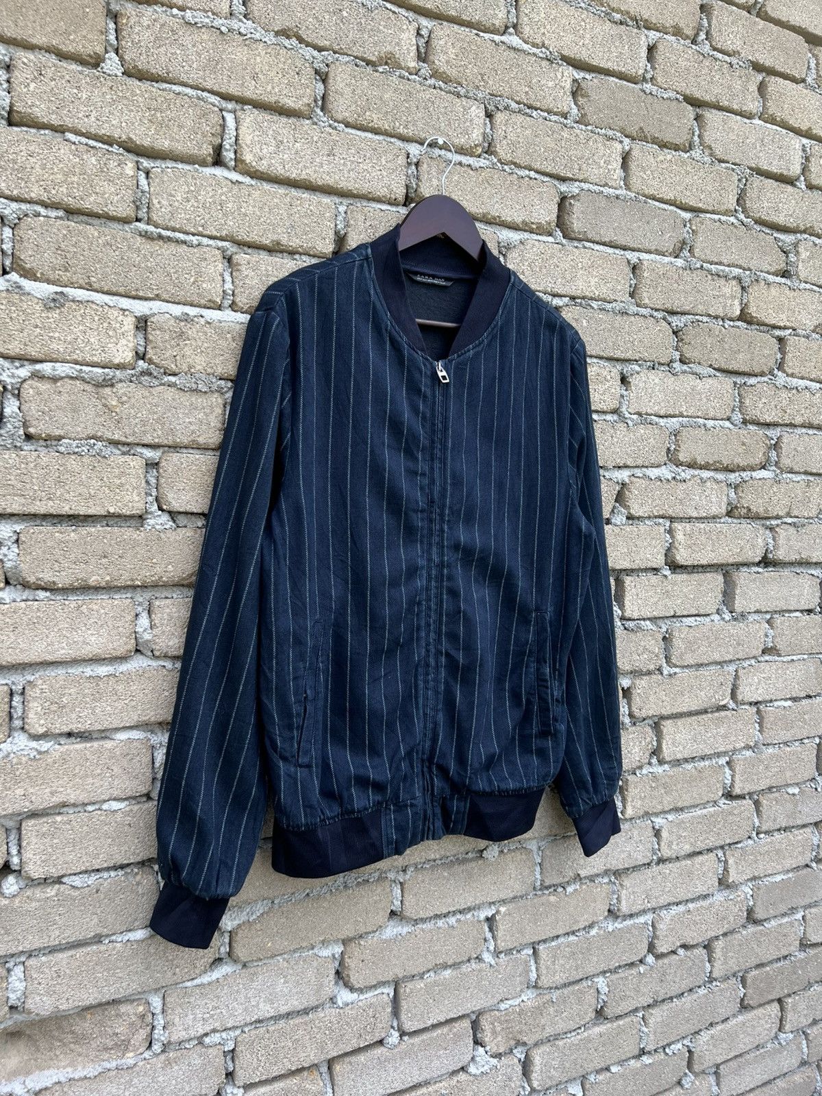 Zara Zara Man Zipper Stripe Jacket Size US M / EU 48-50 / 2 - 3 Thumbnail