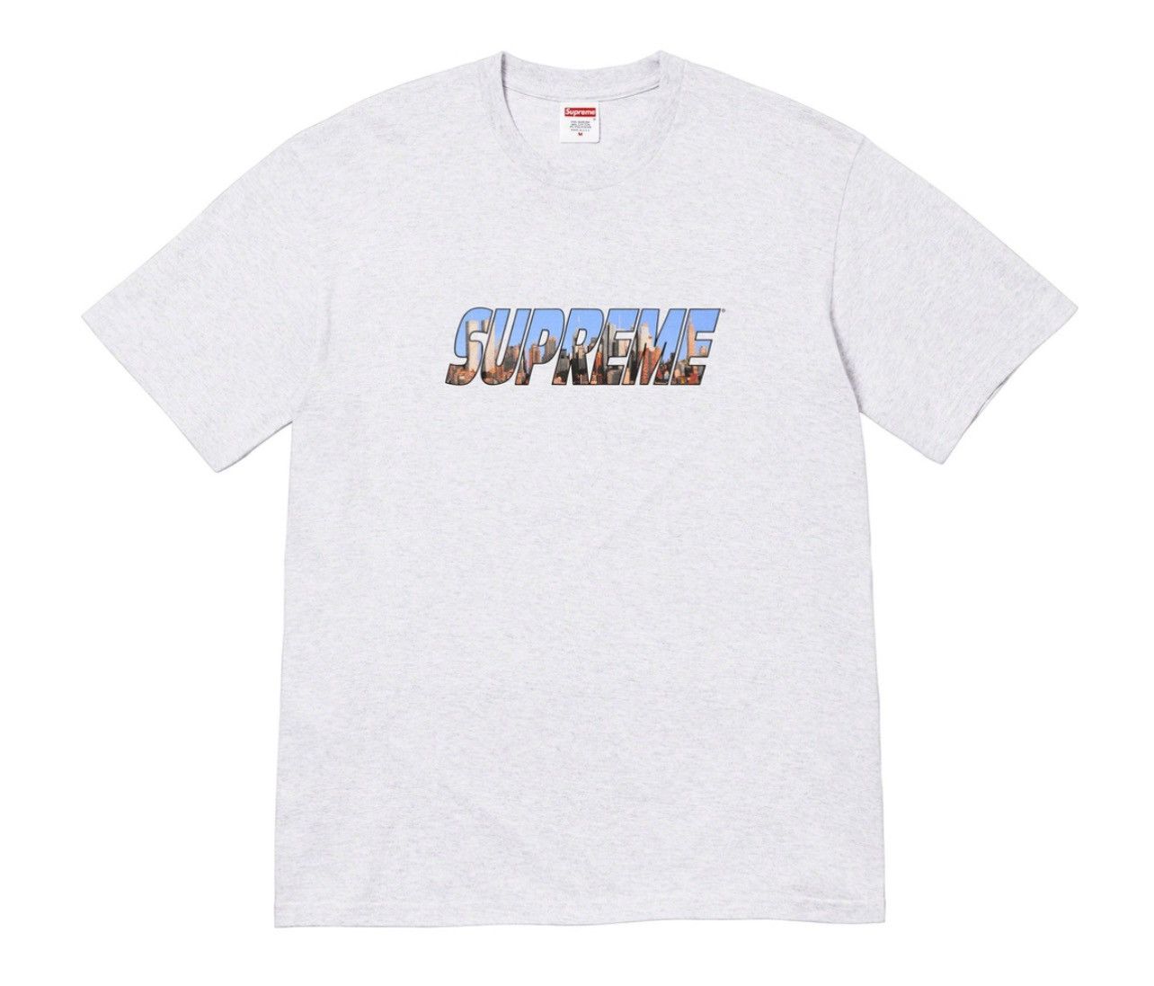 Image of Supreme Gotham Tee in Grey, Men's (Size Small)