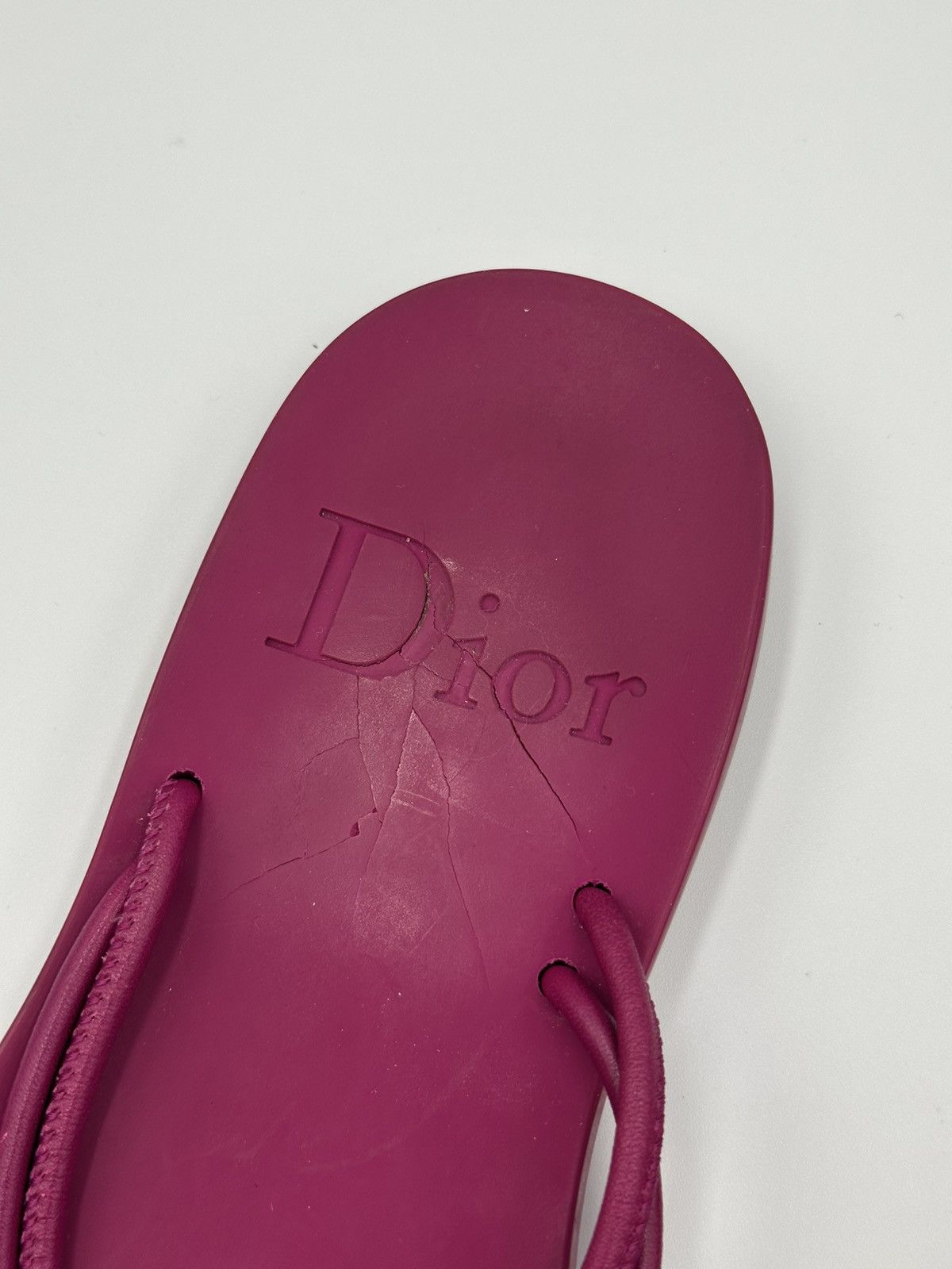 Dior Dior rubber flip flops thongs with box and dustbag Size US 6 / IT 36 - 9 Thumbnail