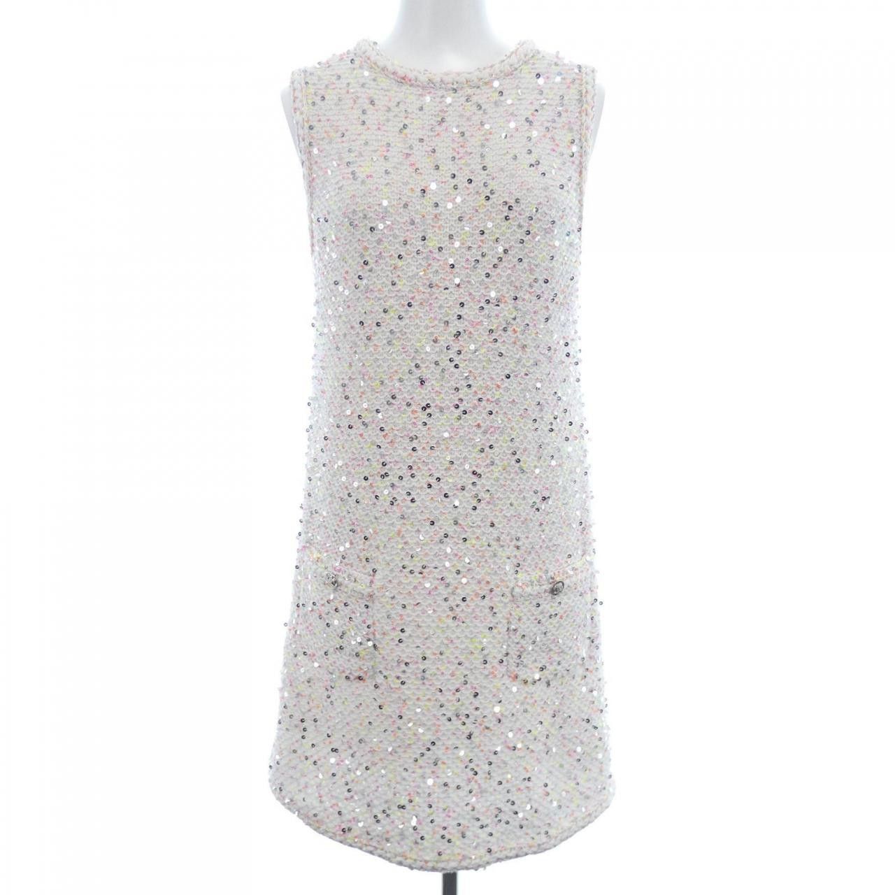 Chanel Chanel Chanel Dress Textile Dresses P76993K11081 DUTY FREE for USA Size ONE SIZE - 1 Thumbnail