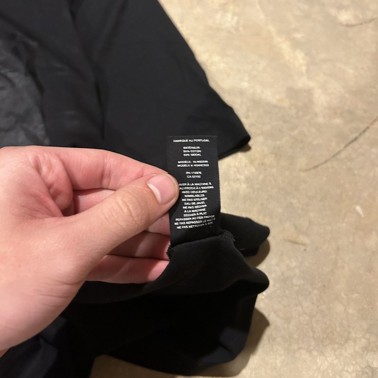 Designer × Helmut Lang Helmut Lang New York Box Logo Tee Tonal Black Rare Designer Size US M / EU 48-50 / 2 - 6 Thumbnail