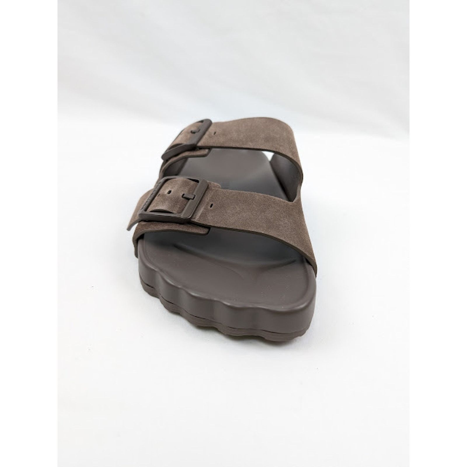 Balenciaga o1rshd1 Q:3 / Sunday Suede Sandals in Cold Brown Size US 9 / EU 42 - 4 Thumbnail