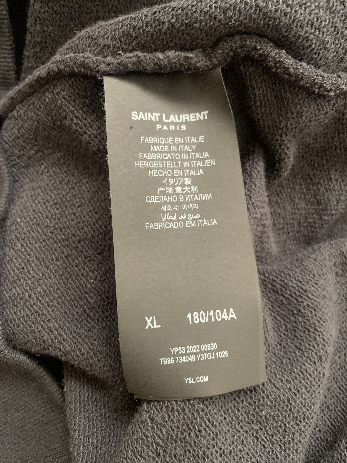 Saint Laurent Paris Saint Laurent Bat Hoodie Size US L / EU 52-54 / 3 - 7 Thumbnail