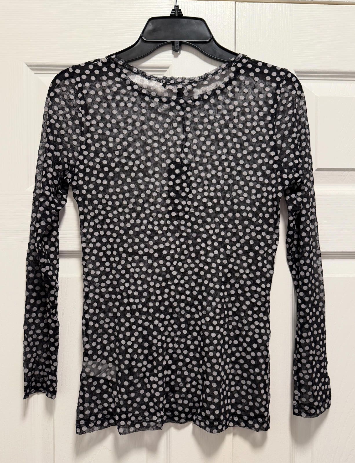 Other Comfy USA Long Sleeve Sheer Polka Dot Top - Size Small Size S / US 4 / IT 40 - 5 Thumbnail