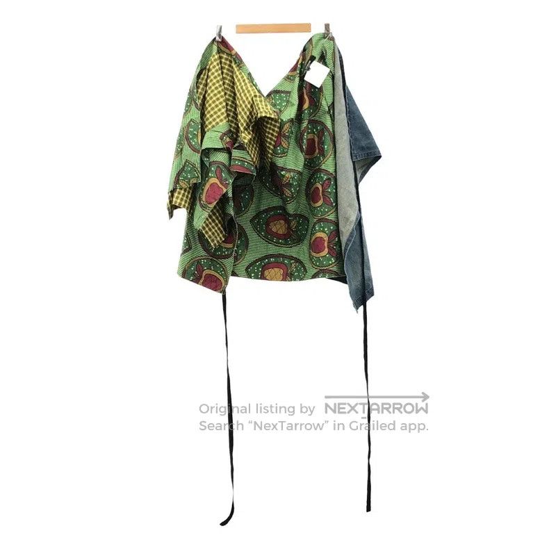 Junya Watanabe Junya Watanabe size XS Printed Denim Wrap Skirt Size 23" - 8 Thumbnail