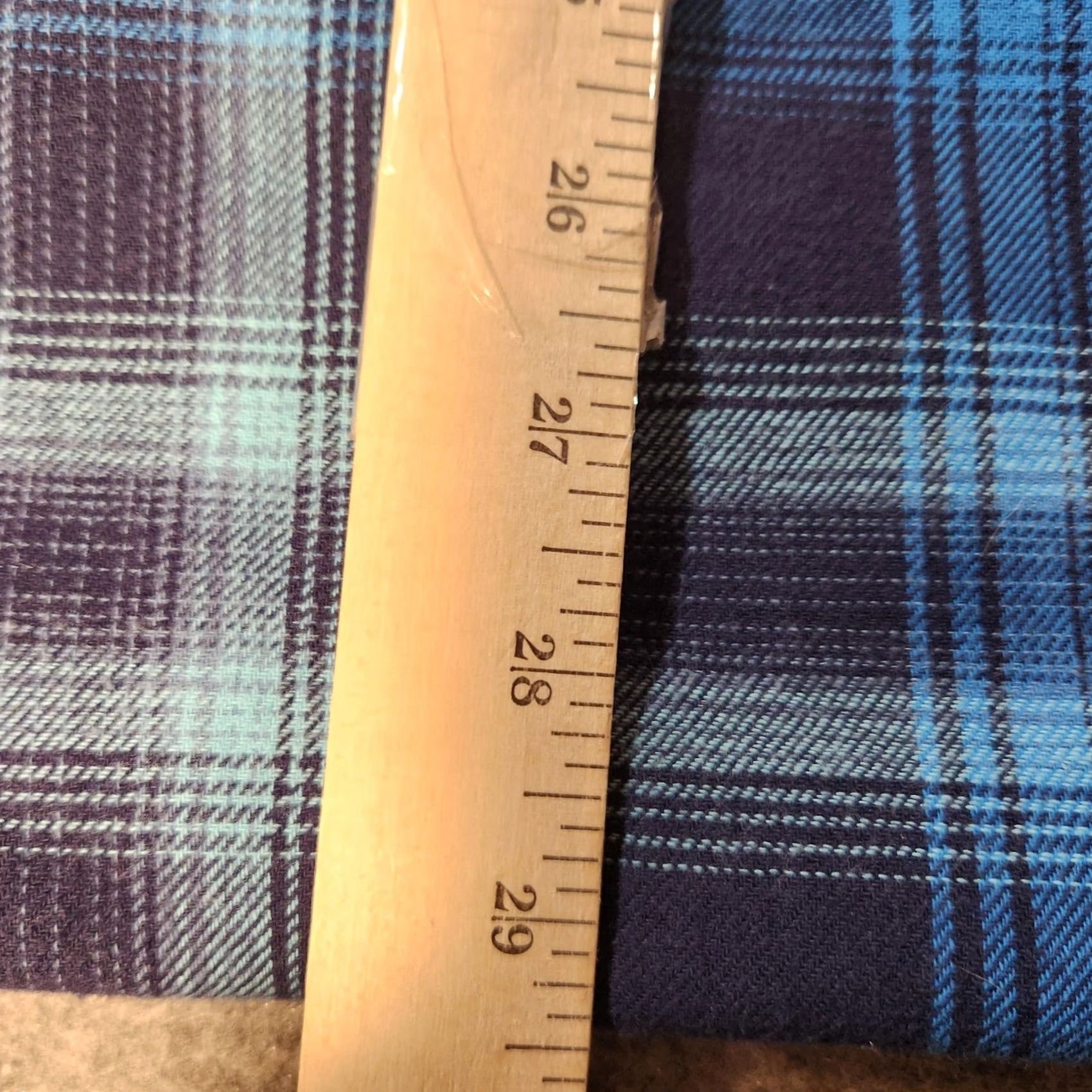 Orvis VINTAGE Orvis Shirt Mens 2XL Blue Green Plaid Heavyweight Flannel Shacket 100% Cotton Size US XXL / EU 58 / 5 - 7 Thumbnail