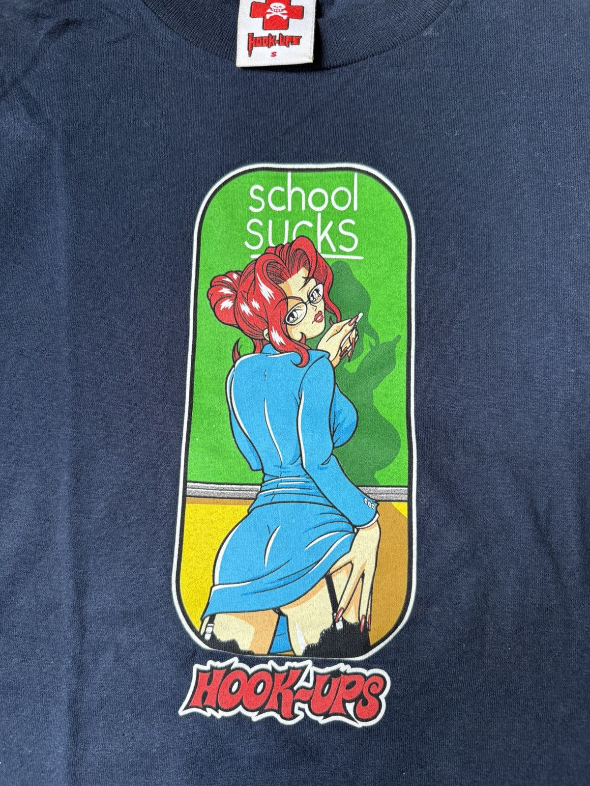 Hook-Ups Ultra Rare Hook-Ups School Sucks Tee Size US S / EU 44-46 / 1 - 3 Thumbnail