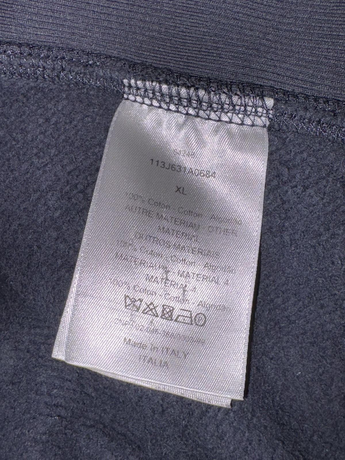 Dior Dior Navy Towel Hoodie - Size XL Size US XL / EU 56 / 4 - 4 Thumbnail