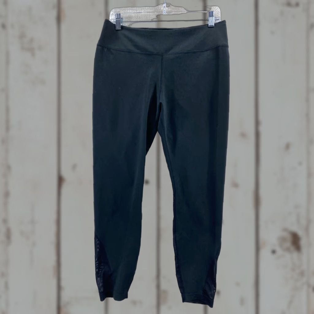Nike Nike Dri-Fit Womens XL Black Leggings Nike Dri-FIT Swoosh Leggings Womens XL Black Size 40" / US 18 - 1 Thumbnail