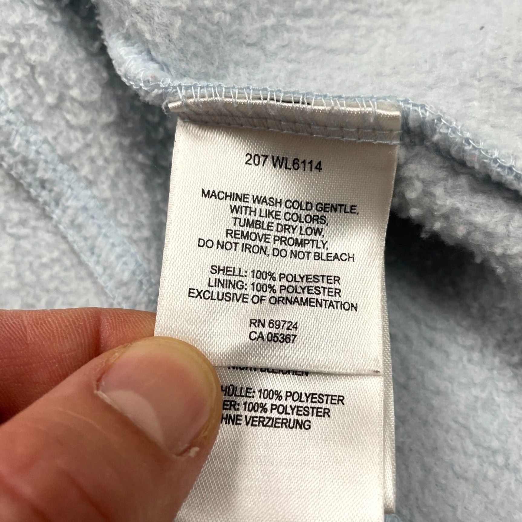 Vintage Columbia Benton Springs Fleece Jacket Womens Medium Blue Full Zip Pockets Size M / US 6-8 / IT 42-44 - 7 Thumbnail