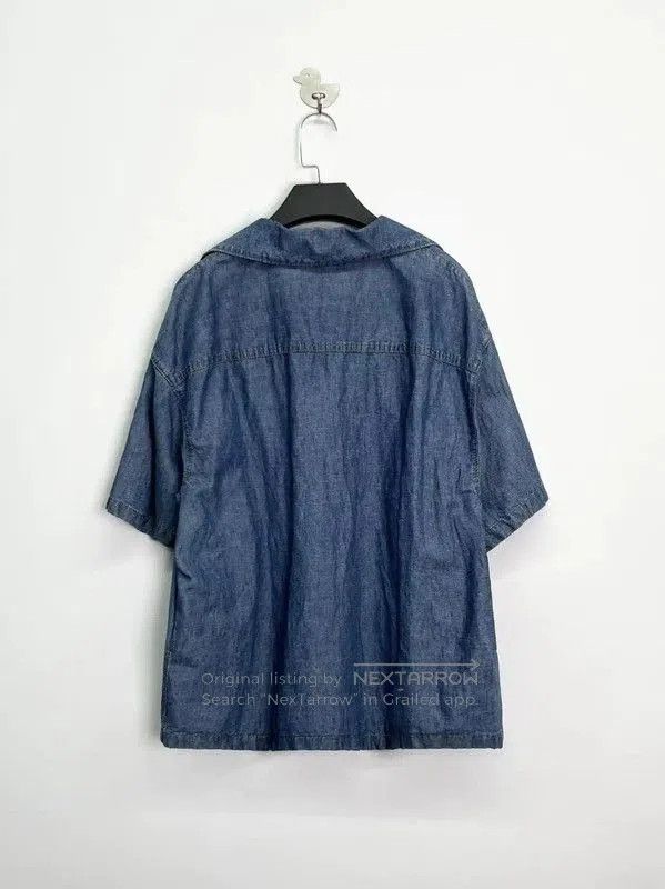 Prada Prada Light Blue Short Sleeve Denim Shirt. Size US M / EU 48-50 / 2 - 2 Thumbnail