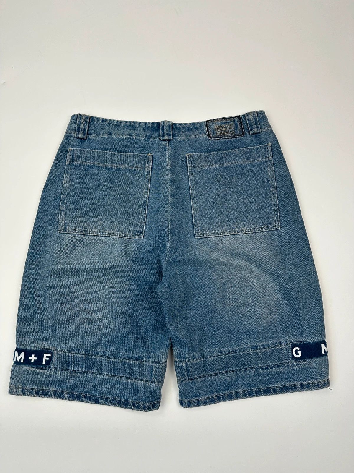 Marithe + Francois Girbaud Marithé + François Girbaud 00’s Baggy Denim Short Sratch Size US 36 / EU 52 - 6 Thumbnail