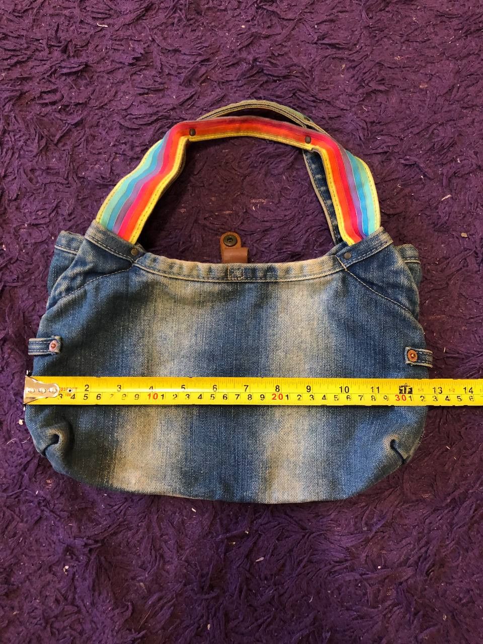Levi's VINTAGE Handbag Levi's Blue in Denim - Jeans STREETWEAR Size ONE SIZE - 7 Thumbnail