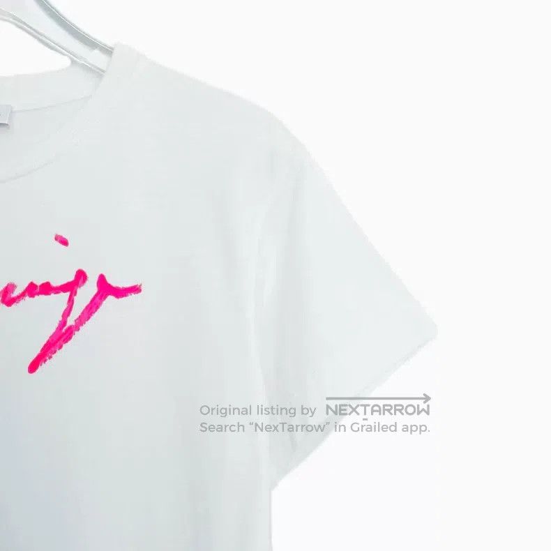 Balenciaga Balenciaga White Graffiti Letter Logo Cotton Crew Neck Sho Size US XS / EU 42 / 0 - 3 Thumbnail